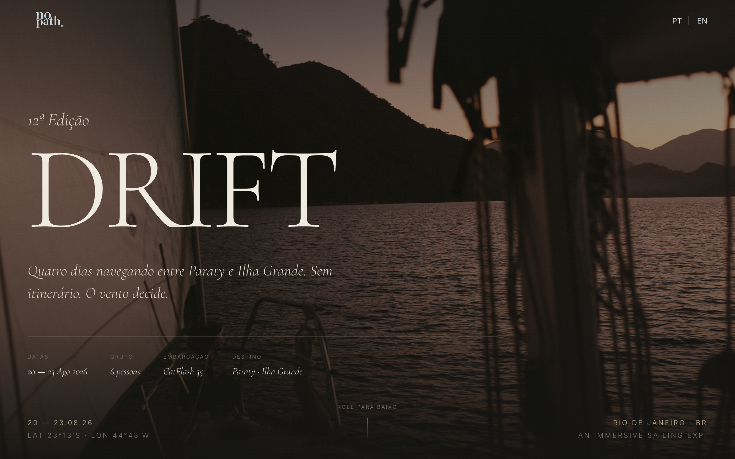 DRIFT — 12ª Edição · hero